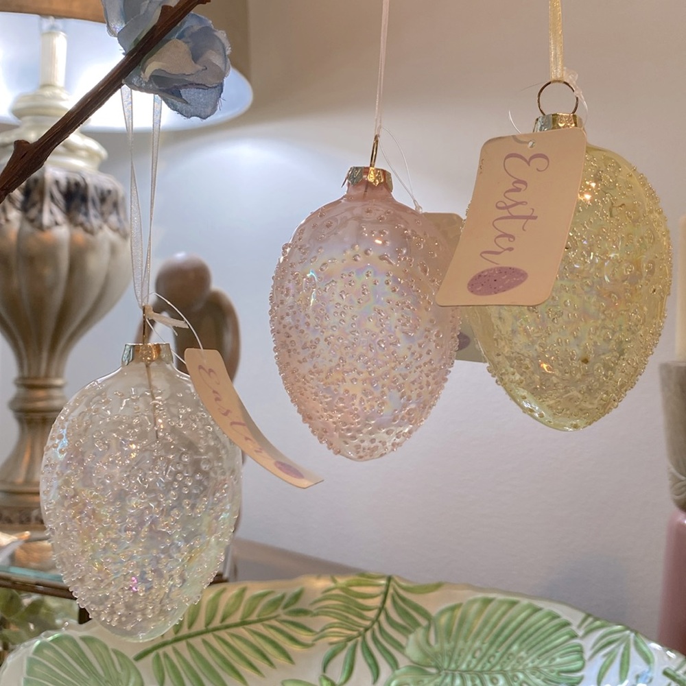 Glass Egg Ornament - Picture 1 of 11